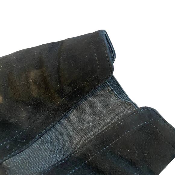 Ivanka Trump Black Suede Stiletto Pull On Ankle Booties Women Sz 7.5 - Picture 9 of 13